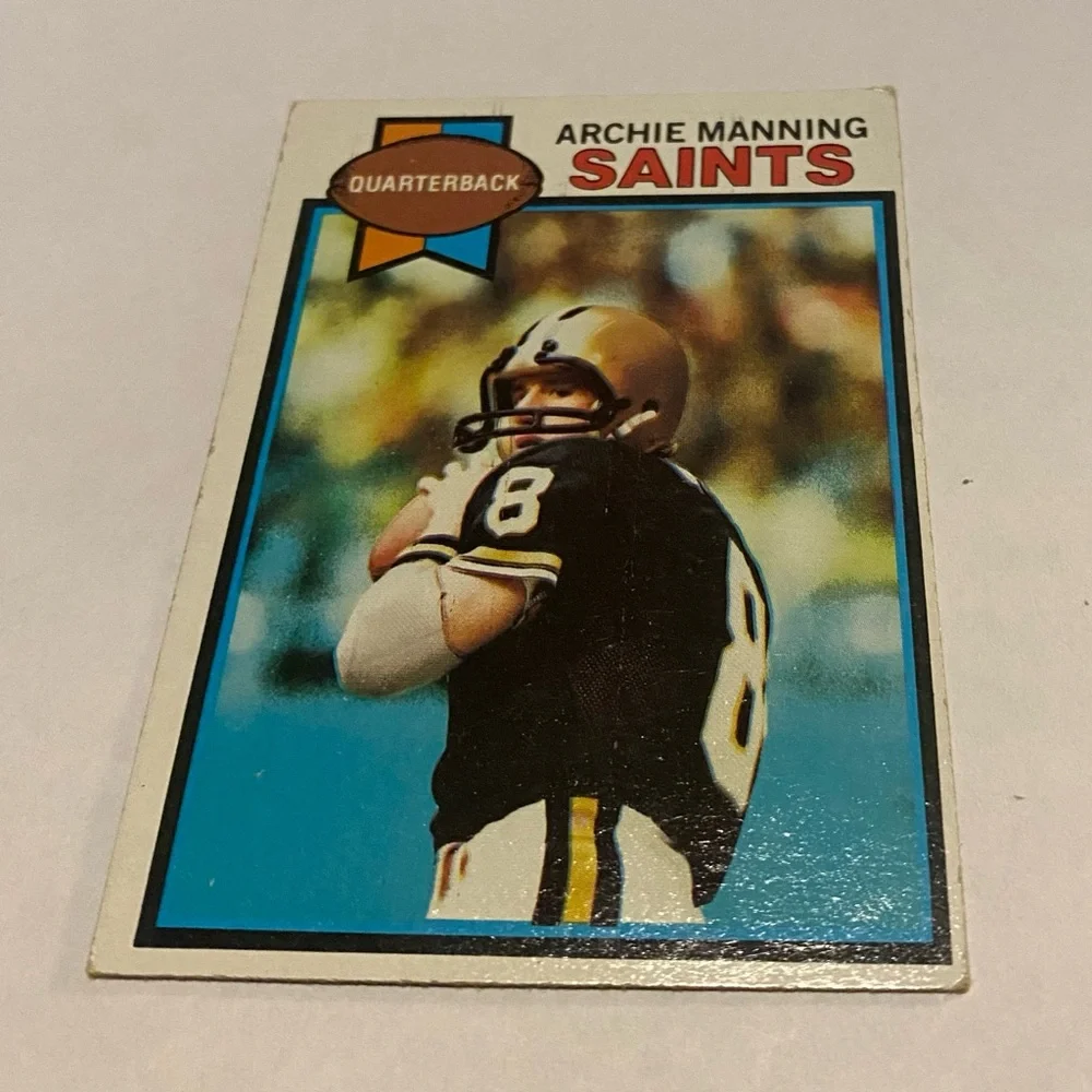 Archie Manning 1979 Topps Football Card #383 Vintage Collectible